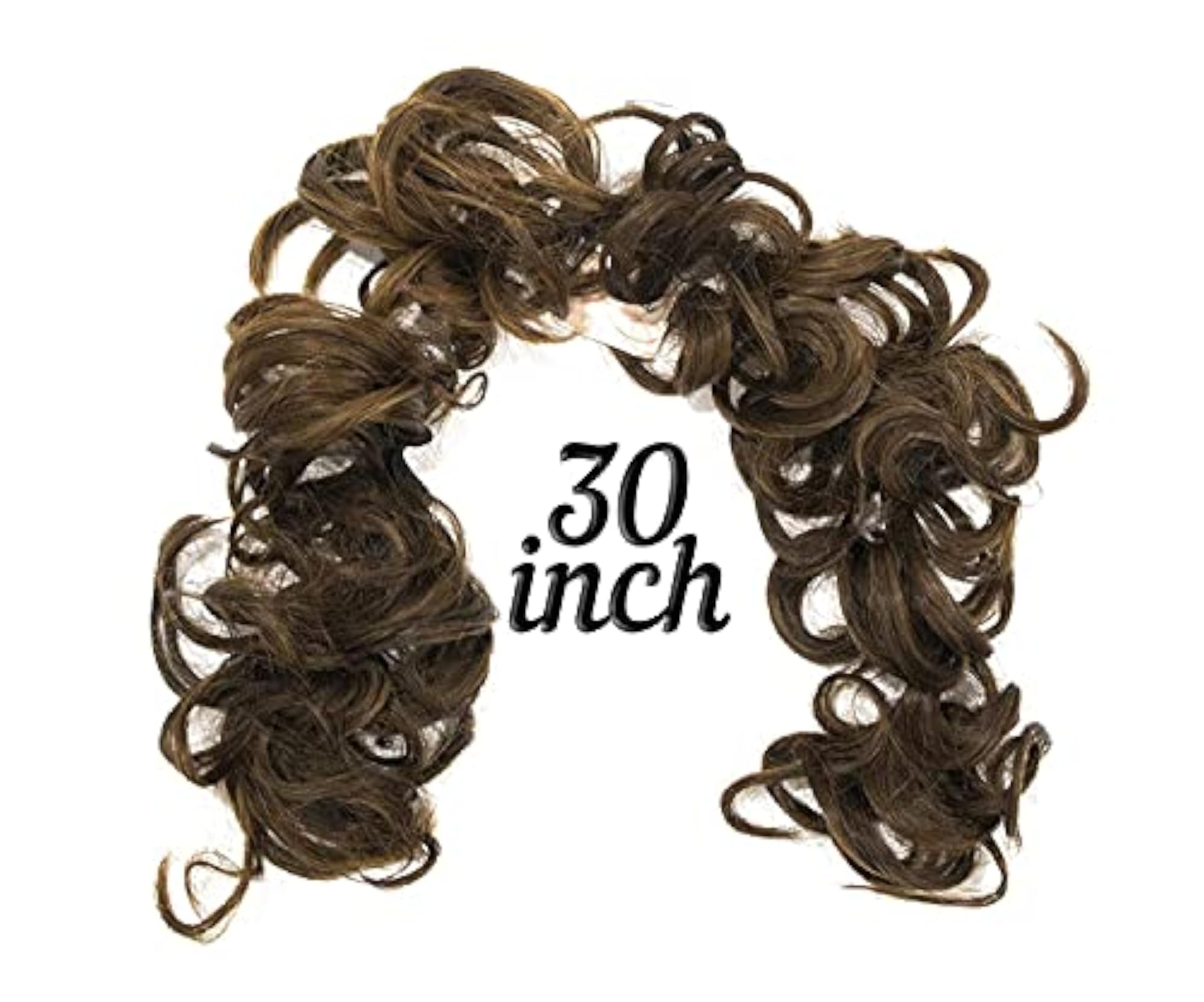 Synthetic Hair Bun Making and Ponytail Making Frill Extension