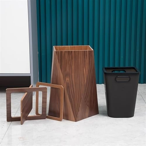 Caneca de basura redonda con tapa abatible Bruin L miniatura 6