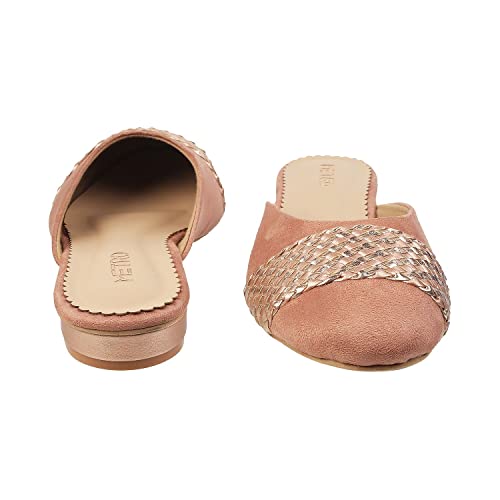 Image of Metro Women's Ethnic Weave Detail Fashion Heel Sandals
