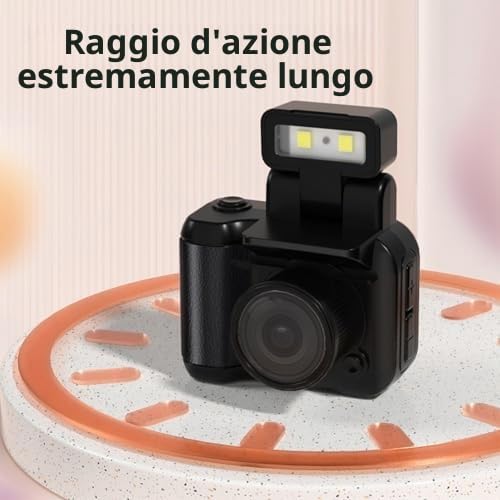 Mini fotocamera retrò | Portachiavi con video e foto HD 1080P Mini fotocamera retrò | Portachiavi con video e foto HD 1080P