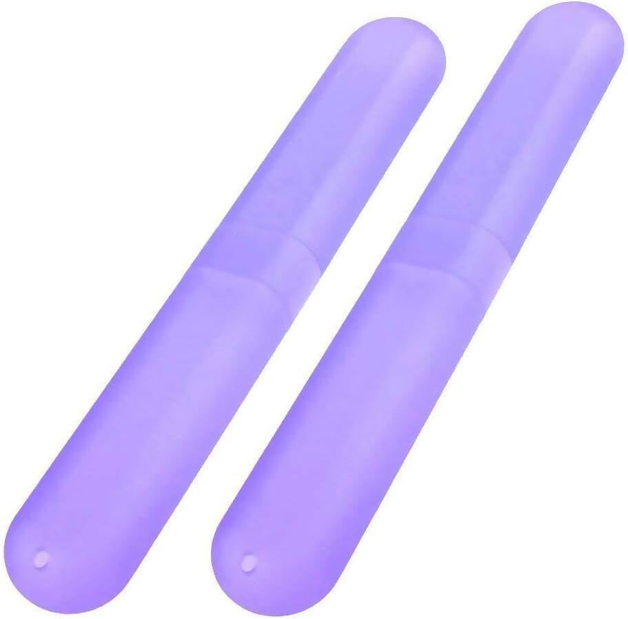 Miniatura 9 de Caja de soporte para cepillos de dientes de viaje, caja de tubo de cubierta de cepillo de dientes, caja de almacenamiento de cepillos de dientes de