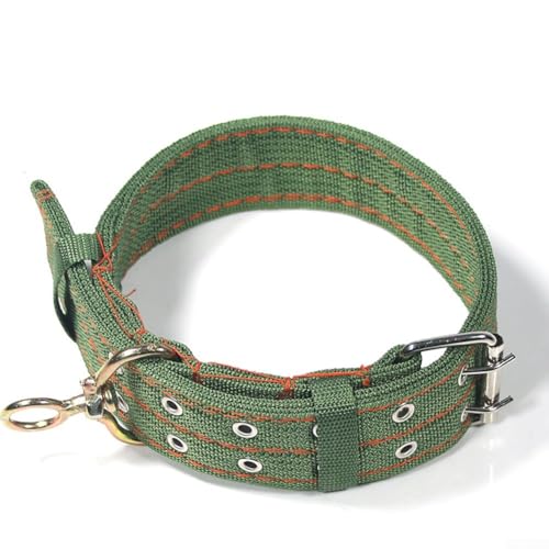 Robustes Rinderhalsband mit robuster Metallschnalle zum sicheren Zurückhalten von Nutztieren (kleines Kuhhalsband)