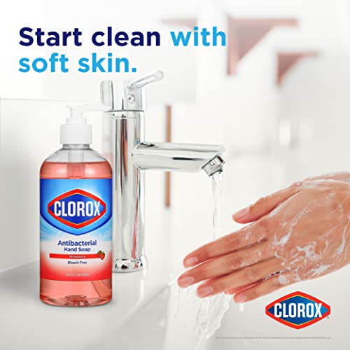 Clorox BB16553 Liquid Hand Soap Pump Oz Hand Soap Liquid Hand Soap Eliminates Germs And Bacteria Soft On Hands Tough On Dirt, Strawberry thumb #2