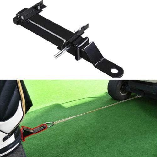 Hydraker Golf Cart Trailer Hitch with 2" Receiver Fit for Footrest-Club Car,EZGO,Yamaha
