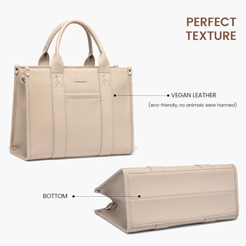 Image of LOVEVOOK Purse for Women Leather Tote Bag Purse and Handbags, Satchel Shoulder Crossbody Top Handle Bags with Zipper