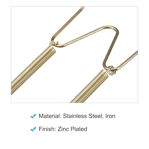 Image of METALLIXITY Plate Hanger (12Inch) 5Pcs, Stainless Steel U Type Invisible Wall Hook with Tip Protectors - for Decorative Plates, China, Plates, Zinc Plated