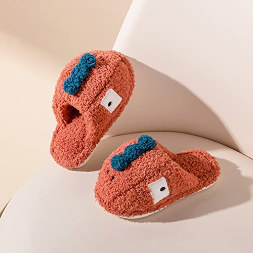 EnJoCho Autumn Winter Sandals Girls Fashion Cute Autumn Winter Boys Girls Slippers Flat Bottom (Orange, 9.5-10 Years Big Kids)2