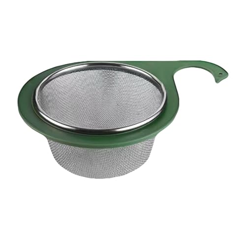 ycezw Cesta de filtro de grifo, cesta de filtro de fregadero de esquina - Cesta de drenaje de alimentos para fregadero de cocina de acero inoxidable,Cesta de drenaje de residuos de cocina Swan