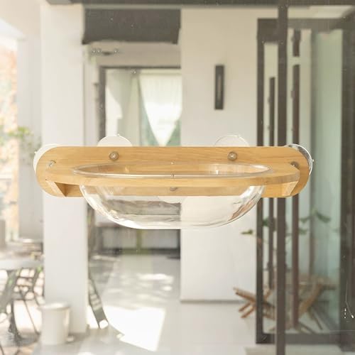 キャットタワー 大型猫用 キャットステップ キャットウォールシェルフ コーナークライミングシェルフ パーチ キャットシェルフ 吸盤サポート 耐荷重20kg(60*14cm)