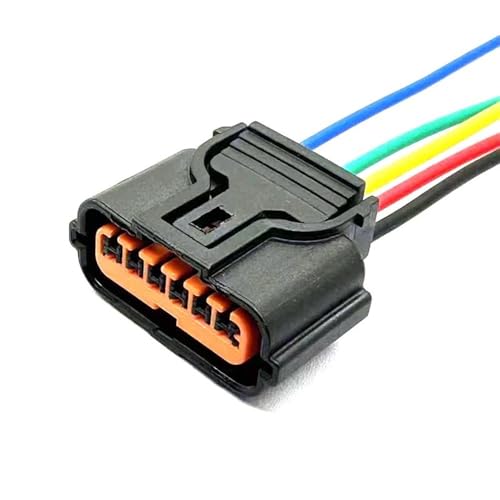 ningqonggongshi Enchufe Sensor Coche HP286-06021 Compatible con Kia 6 Pines Conector PDC para Parachoques Automotriz Sensor De Reversa Radar De Marcha Atrás