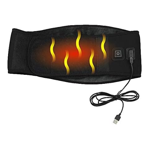 ObboMed MH-2370L New Graphene Technology, Far Infrared Heating Belt, USB 5V 10W, Fast Heating with 16 Magnets, Far Infrared Wavelength: 6-12 μm (Healthy Range: 4-14 μm) - L : Fits Waist Size 94-132 cm Cover