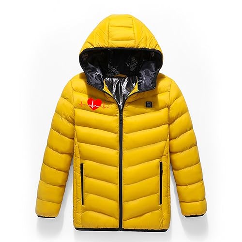 Heated Jacket for Boys Girls, Children Heating Hoodie Jackets Electric USB Rechargeable Winter Thermal Body Warmer4