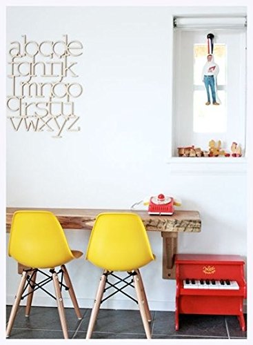 2Xhome Ch-Rayleg(Yellow) Dining Chair #TOP3