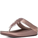 FitFlop Women's Cha Flip Flop, Rose Gold, 9 M US