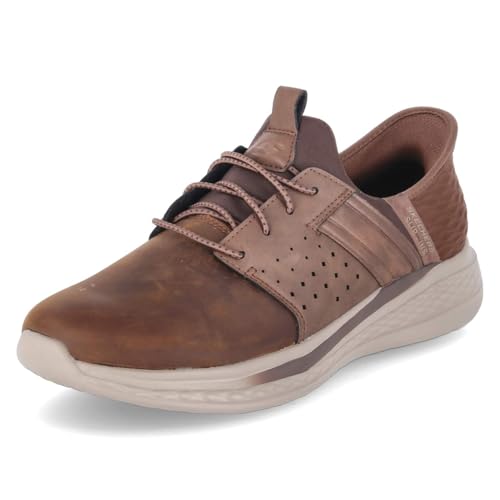 Image of Skechers Men's Streetwear Slade - Zachary Round Toe Bungee Lace Slip-Ins