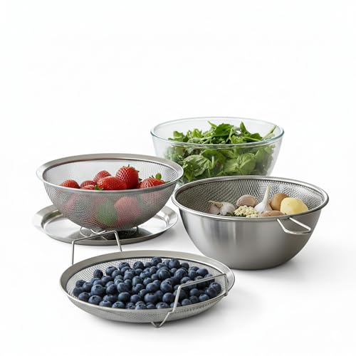 Set de 6 piezas Bowls y Bandeja acero inoxidable SHIMOYAMA miniatura 1