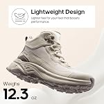 NORTIV 8 Women's Waterproof Lightweight Hiking Boots Outdoor Mid Rubber Backpacking Trekking Trails PATHFINDER