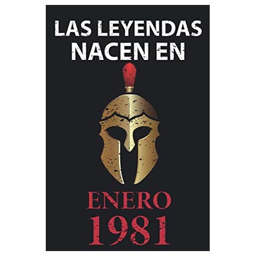 Las leyendas nacen en enero 1981: Regalo de cumpleaños perfecto para hombre y mujer de 40 años I Cita positiva , humor I Cuaderno , diario , libro de ... I Idea original para el 40 cumpleaños