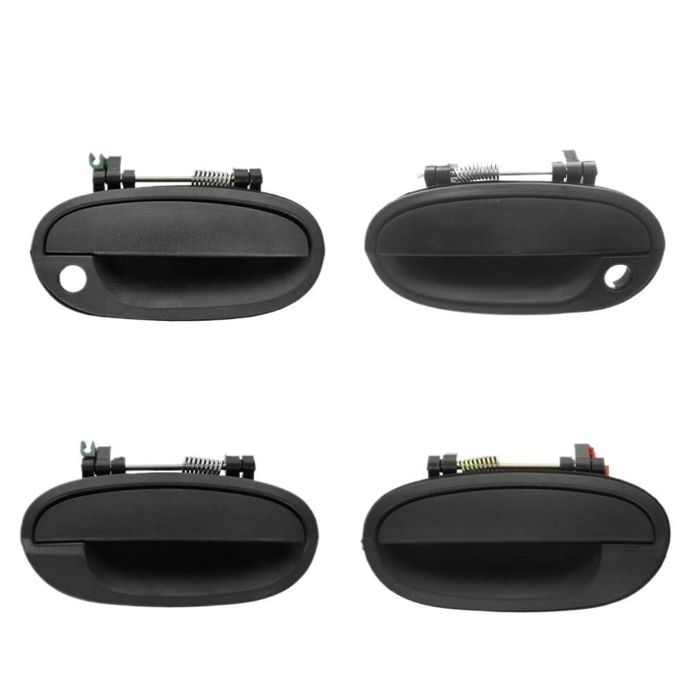 Ohkylsd One Set 4 Piece Door Handle Car Set Exterior Door Handle 96601472 96601473 96601474 96601475 For Daewoo For Matiz Replacement Handles(One Set 4 Piece)