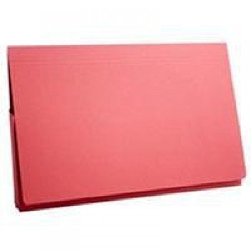 Invo Document Wallet Full Flap 315gsm Capacity 35mm Foolscap Red Ref 400038536 [Pack 50]