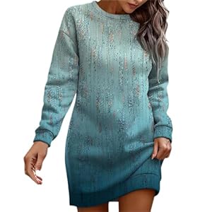Women'S Fall Fashion 2023 Long Sleeve Dress Casual Printed Pullover Hip Pack Dress Sweater Dresses, S-3Xl 12 41hdscwbonl. sl500 . ss300