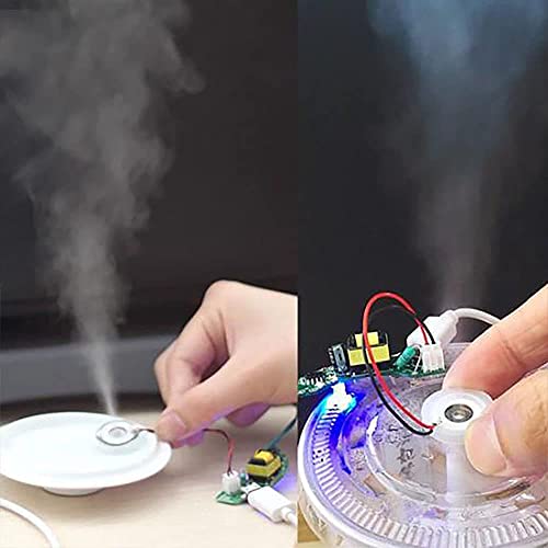 Atomizing Transducer Ceramics Discs Itrolle 4Pcs 16Mm Ultrasonic Mist Maker Fogger Ceramics Humidifier Discs With Wires #TOP4