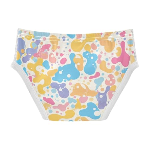 Hand Drawing Camouflage Wavy Little Boys Soft Kids Underwear Cute Undies2