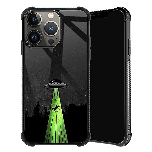 Coque iPhone 15 Alien Ship antichoc en TPU souple