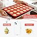 CAKETIME Silicone Muffin Pan Mini 24 Cups Cupcake Pan, Nonstick Food Grade Silicone Mold Baking Pan 1 Pack