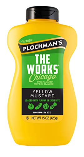 Plochman's The Works Mustard, The Works, 15 Oz (Pack Of 12)