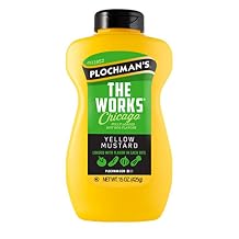 Plochmans The Works Mustard, The Works, 15 Oz Pack Of 12