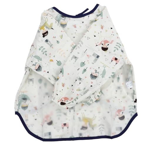 ERINGOGO Babero Impermeable Práctico Para Comer Bebé, Delantal De Alimentación De Bebé, Protector De Tela, 1 Ud.