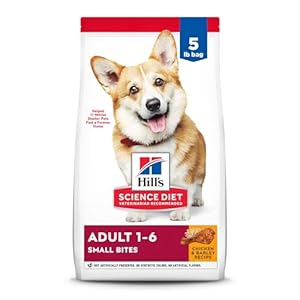 Hill’s Science Diet Adult 1-6, Adult 1-6 Premium Nutrition, Small Kibble, Dry Dog Food, Chicken & Barley, 5 lb Bag