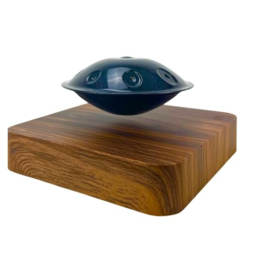 Drift Floating Mini Handpan – Levitating Magnetic Display, Unique Handpan Gift for Meditation & Music Lovers, Handpan Drum Decor for Studios & Zen Spaces