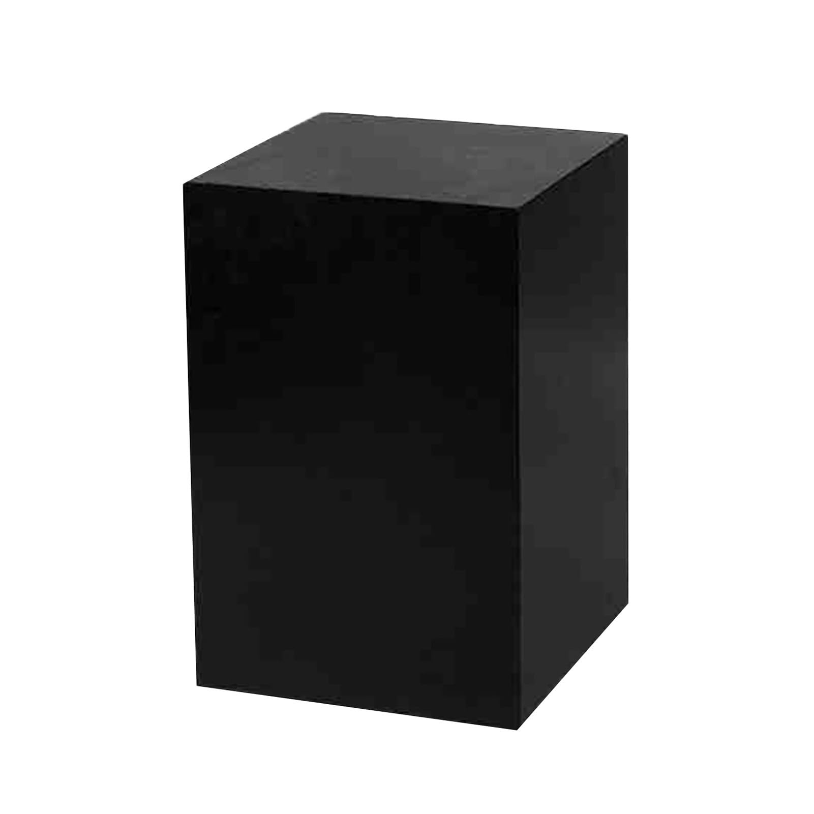 LYDBMYT Black Square Pedestal Stands for Mannequin Display – 40x100cm (15.7x39.3in) Decoration Tabletop Platform, Perfect for Weddings, Parties, and Event Props