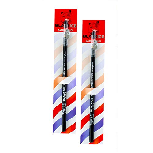 Spray Black Ice Barber Pencils 2 unidades miniatura 7