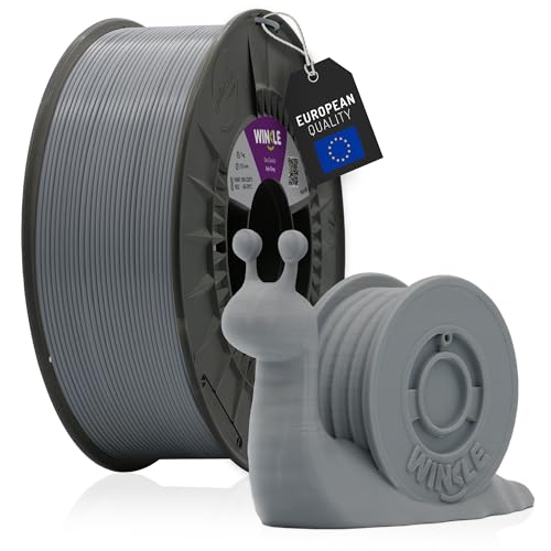 Winkle PLA Filament | PLA 2.85 mm | Printing Filament | 3D Printer | 3D Filament | Ash Grey | 1000 g Spool