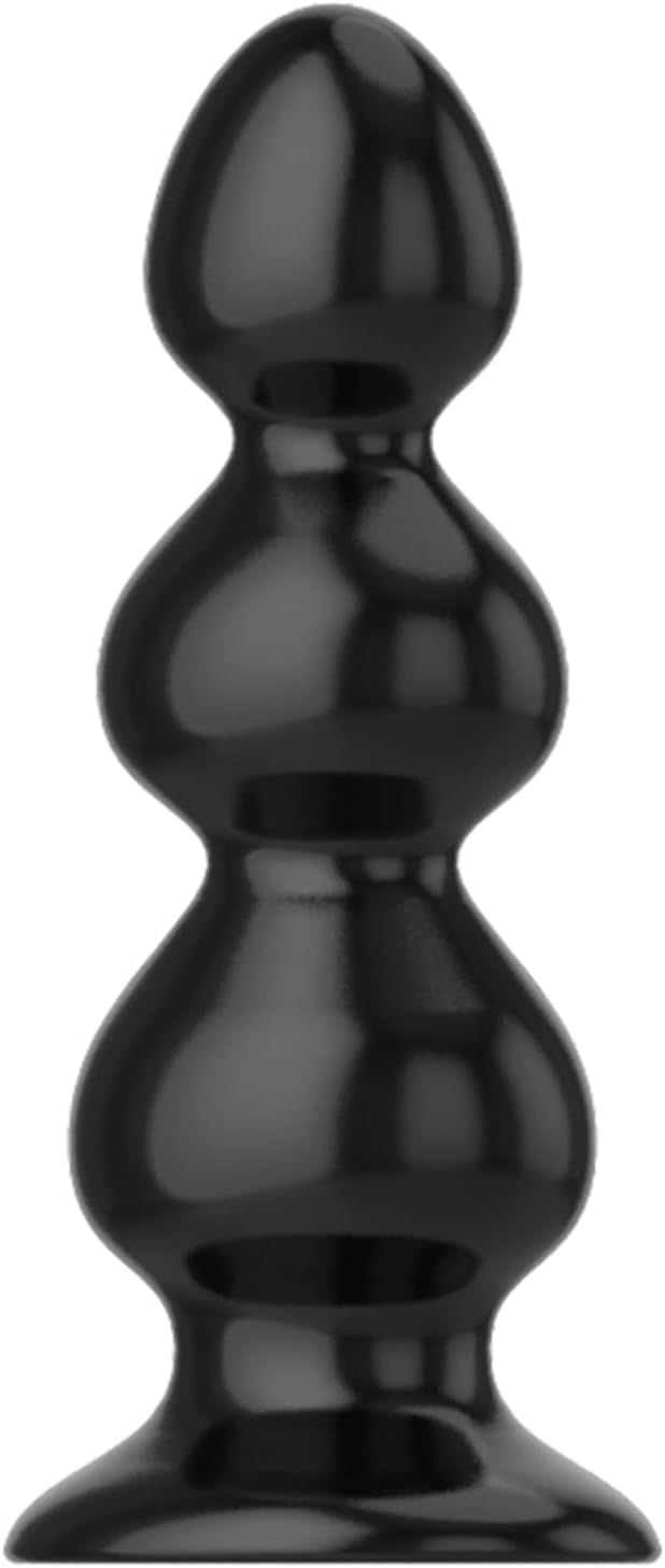 6 Different Sizes Soft Silicone Anal Plugs Black Soft Butt Plug Adult Sex Toy for Men Women -X
