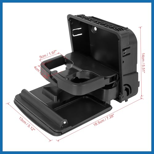 Portavasos Plegable para Consola Central de Carro miniatura 2