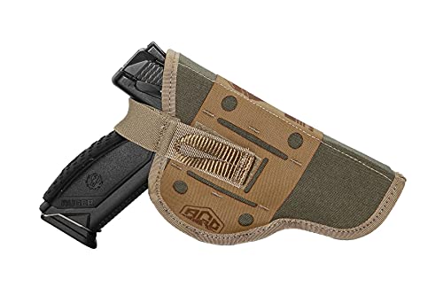 Alaska Guide Creations Pistol Holster One Size Fits Most | Open Carry Pistol Holder | Camo Hunting Harness (Ranger Green)