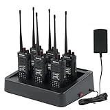 Retevis RT29S Walkie Talkies mit Großer Reichweite, Professionelles mit Vollständigem IP67-Schutz, LCD-Bildschirm, Rauschunterdrückung, Gruppenruf Funkgeräte für Logistik und Transport(6er-Pack)