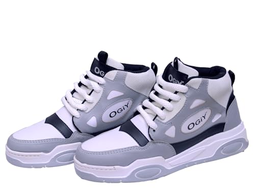 Scordex Ogiy Men's Boots for | Handcrafted | Hiking and Biking Shoes | Brogue Style Lace-up Boot for Men's & Boy's