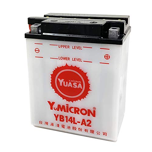 Amazon | 台湾ユアサ YUASA YB14L-A2 開放型バイクバッテリー [互換
