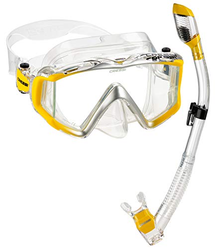 Cressi Italian Boutique Collection - Panoramic View Tempered Glass Lens Dive Mask