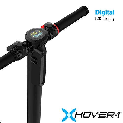 Hover-1 Rally Electric Scooter | 12Mph, 7 Mile Range, 4Hr Charge, Lcd Display, 6.5 Inch High-Grip Tires, 220Lb Max Weight, Cert. & Tested - Safe For Kids, Teens & Adults #TOP3