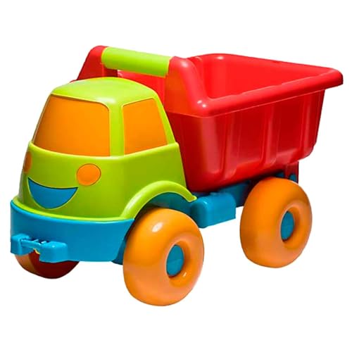 Acan Tradineur - Camión Volquete de Arrastre - Fabricado en plástico -Juguete para Jugar en Cualquier Superficie -19 x 25 x 50 cm
