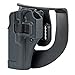BLACKHAWK! SERPA Sportster Holster , Gunmetal Gray , Size 02 - Glock 19/23/32/36 (413502BK-L)