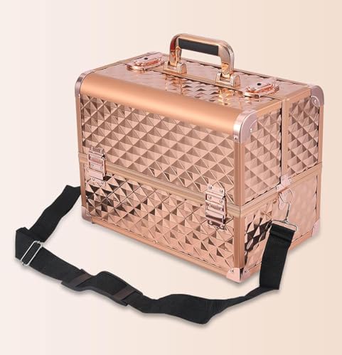 Image of ADSON glitter 21 Cms Cosmetic Pouch (M ACFGGY Gold)
