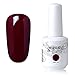 Qimisi Soak-off Gel Polish Lacquer Nail Art UV LED Manicure Varnish 15ml Grape Wine