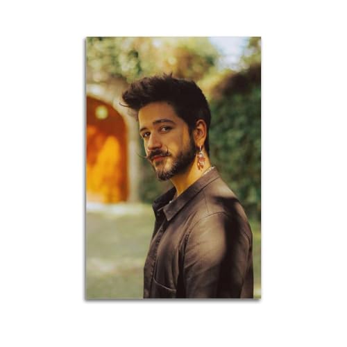 LMJUSNEFNC Póster de Camilo, cantante masculino, póster decorativo, lienzo para pared e impresión artística moderna para decoración de dormitorio familiar, 20 x 30 cm